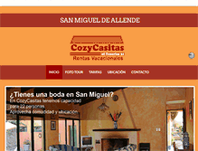 Tablet Screenshot of cozycasitas.com